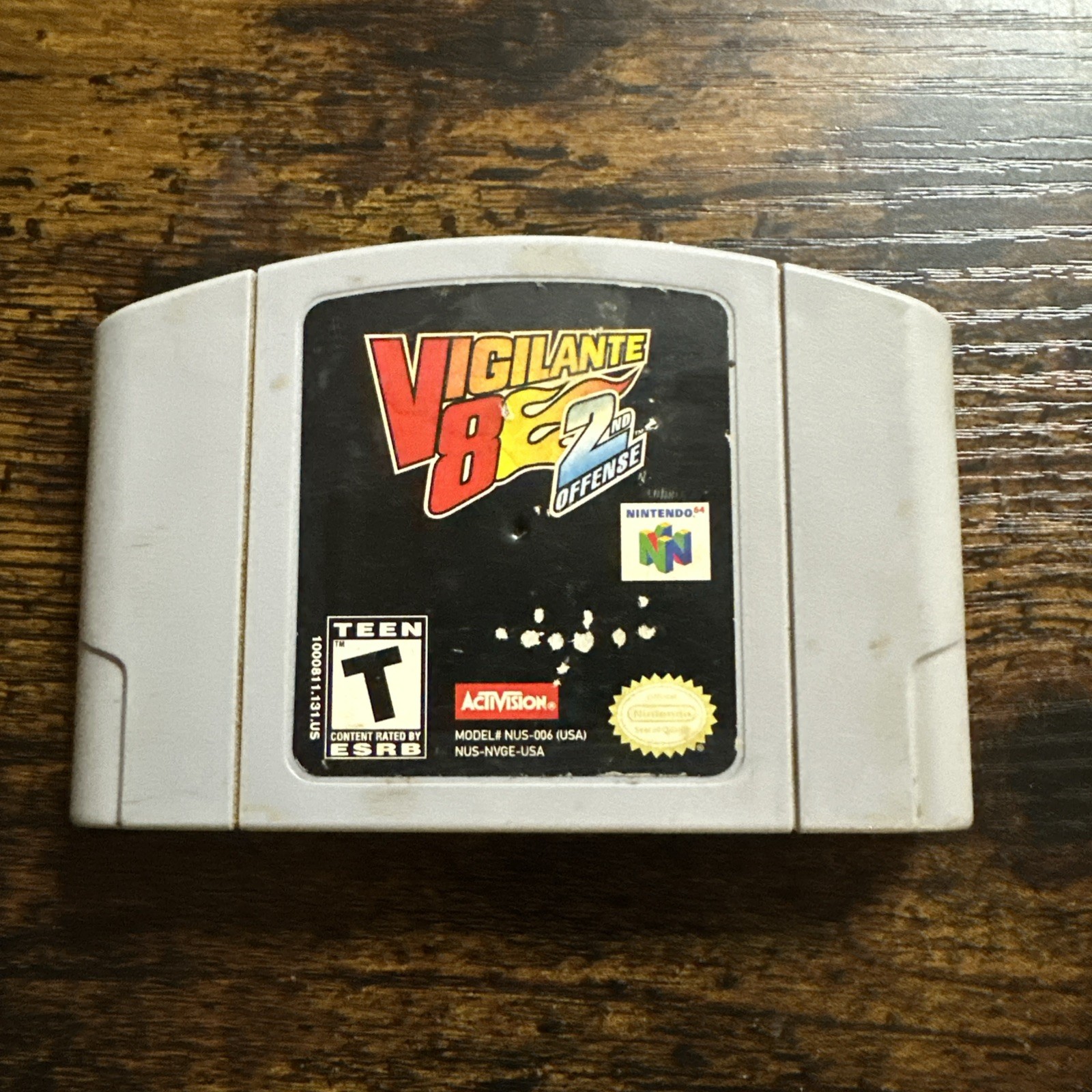 Activision Vigilante 8: 2nd Offense Nintendo 64 Game Cartridge NTSC-U/C