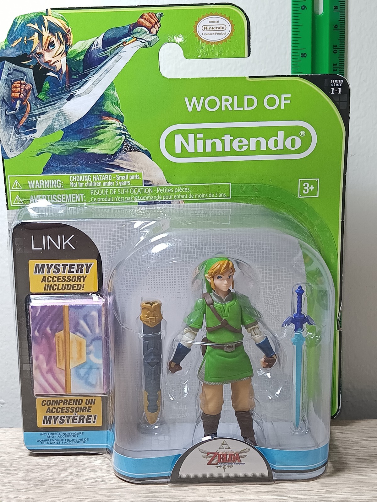 *FREE SHIP* 4″ LINK Skyward Sword The Legend of Zelda Jakks Pacific Nintendo