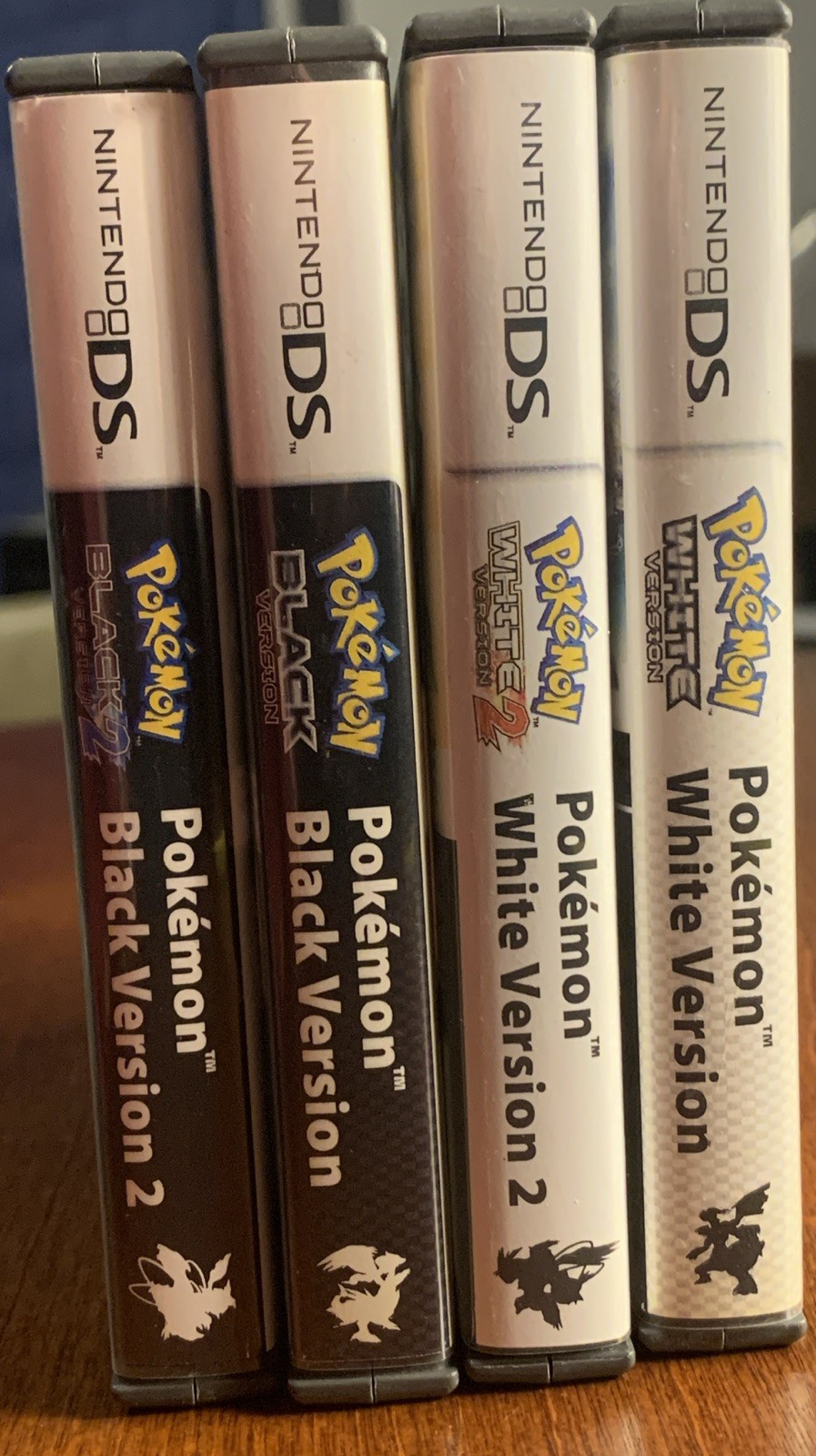 Pokemon White + Black Nintendo DS Replacement *(4) Cases Only NO GAMES – Bundle