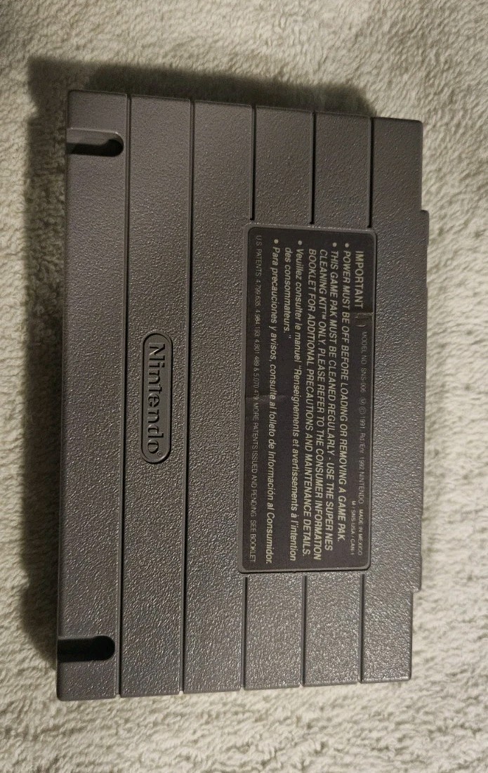 Chrono Trigger SNES Authentic – Battery Saves! Clean Label