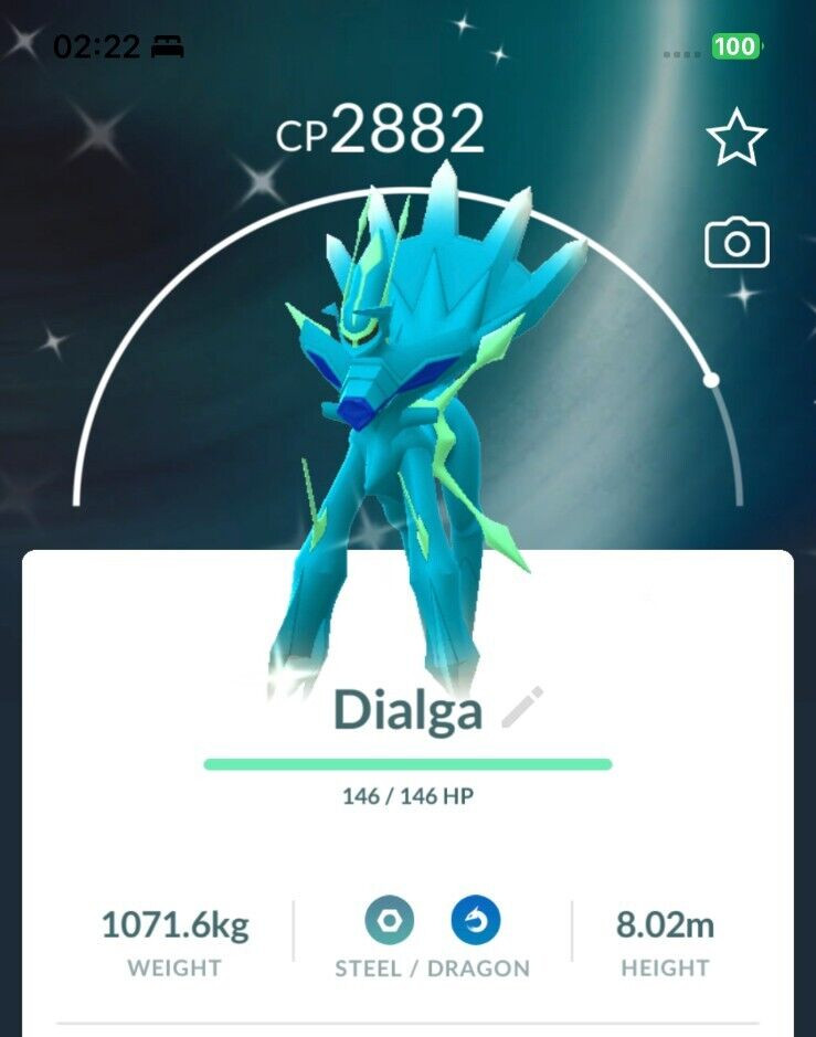 Shiny Origin Forme Dialga have Roar of Time Moveset – Trade 1 Mil Stardust