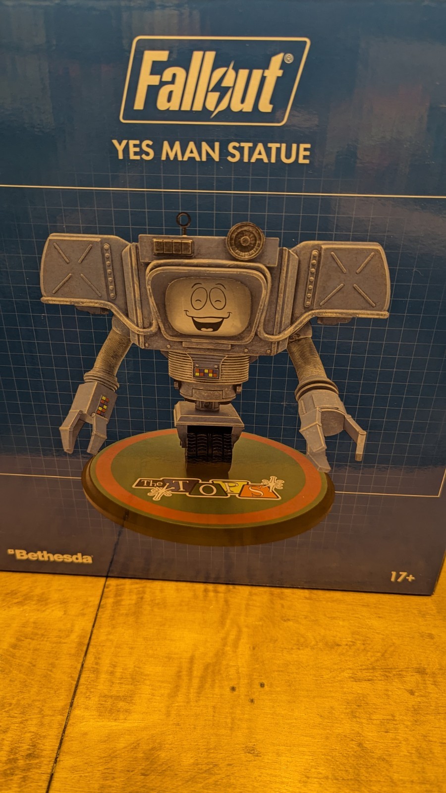 Fallout New Vegas Yes Man Securitron Statue Bethesda Gear Store Rare