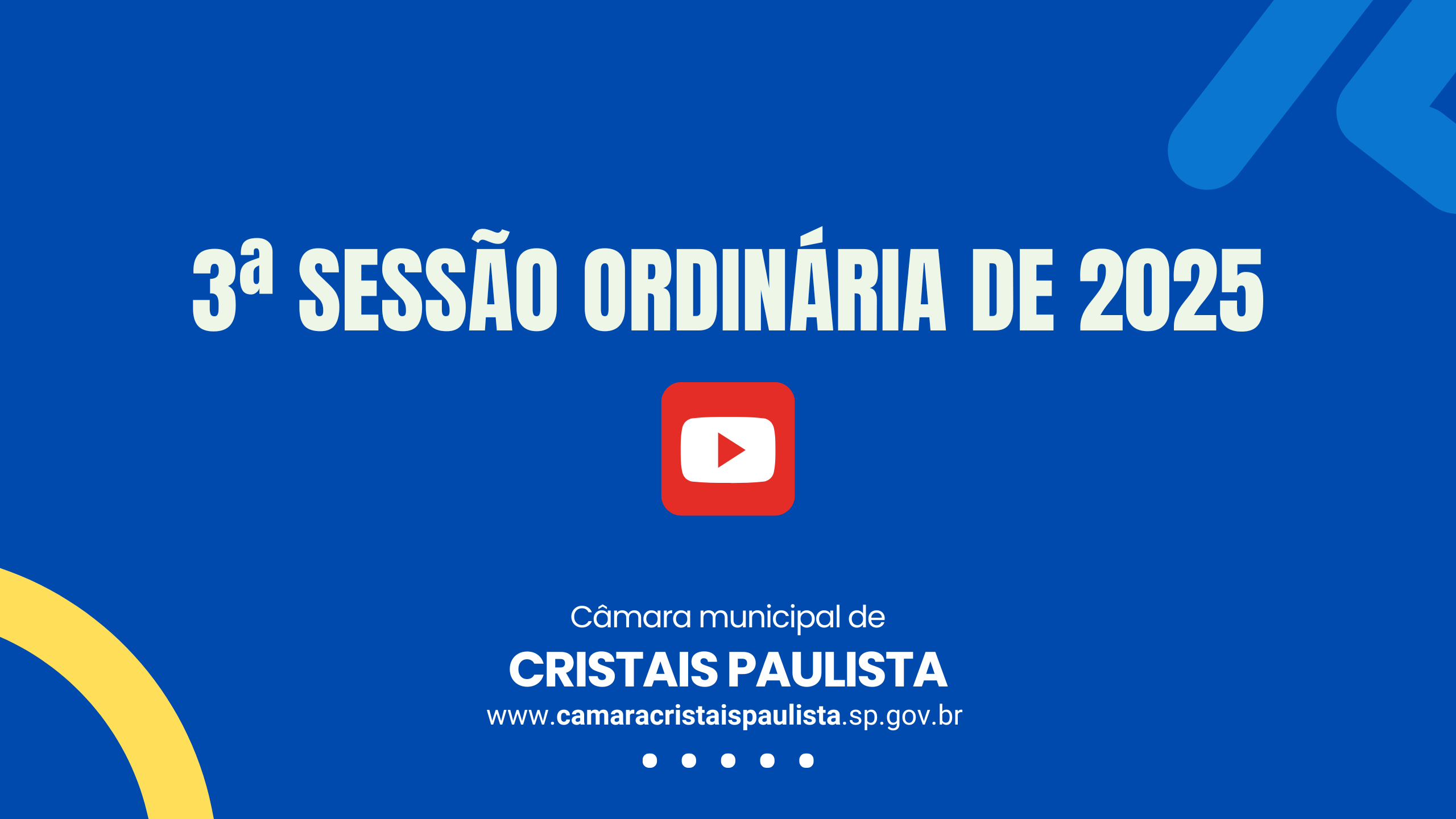 3ª Sessão Ordinária de 2025